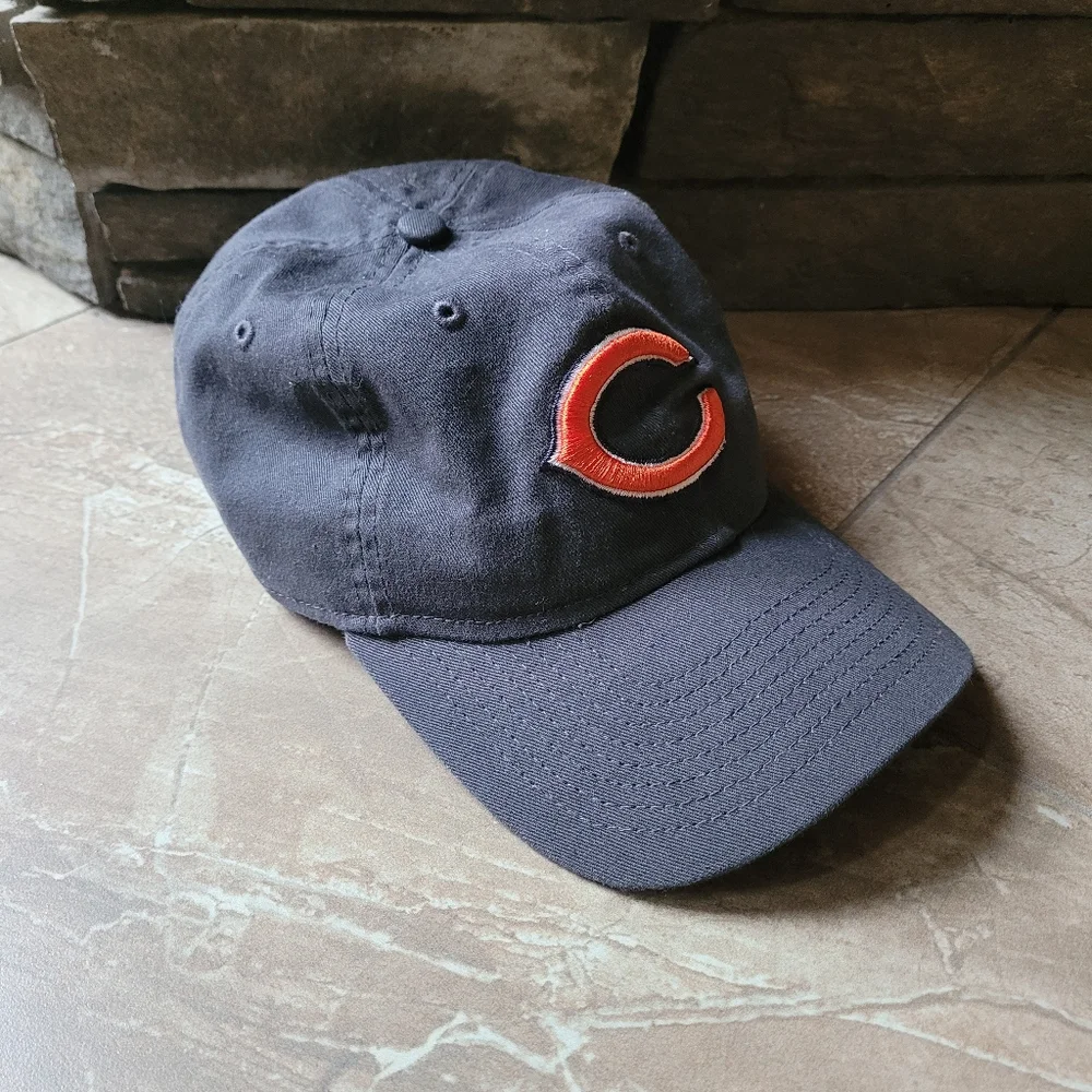New Era Chicago Bears Baseball Hat MLB 9Twenty OS Blue Orange Mens Womens Cap